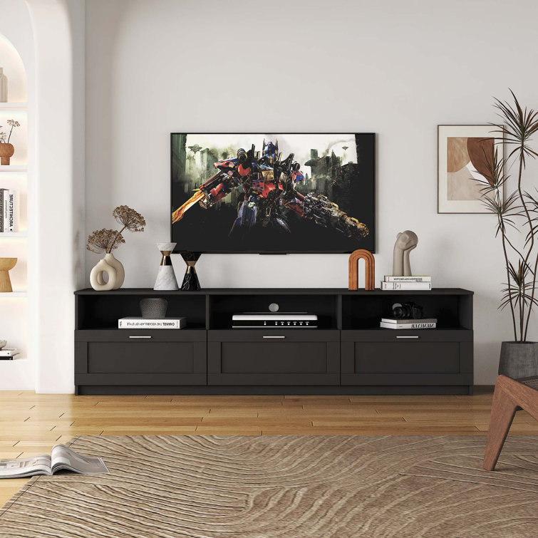 Latitude Run Modern Minimalist TV Cabinet TV Stand Open Locker Living Room Bedroom Wayfair